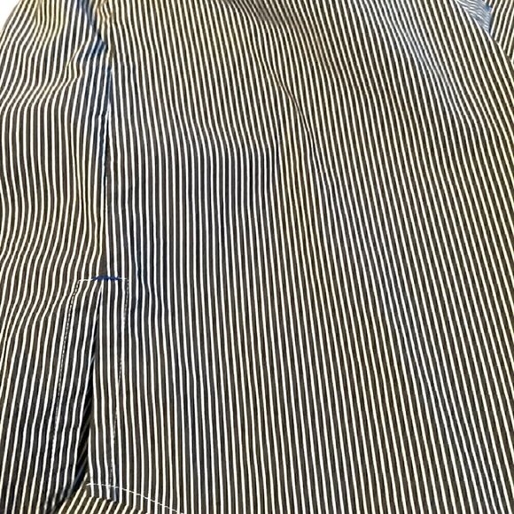 Women's Classic Navy White Nautical Tommy Bahama Button Down Shirt Size Medium - Picture 8 of 8